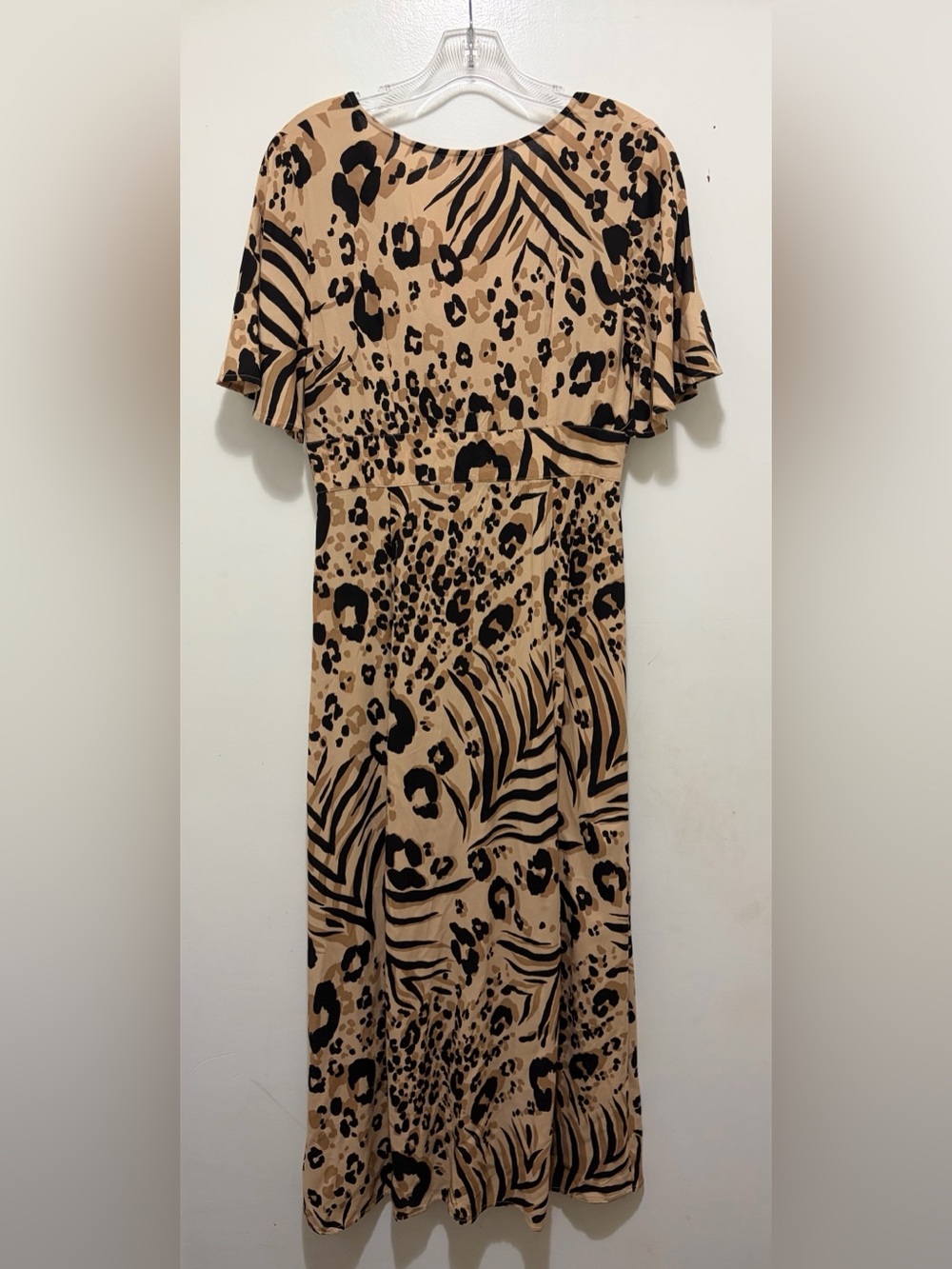 Miss Selfridge Animal‎ Print Full Button Front Dress 6P NWT - Picture 3 of 4